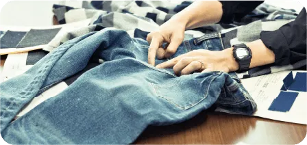 デニムをつかったデザイナー体験！by株式会社アイムス