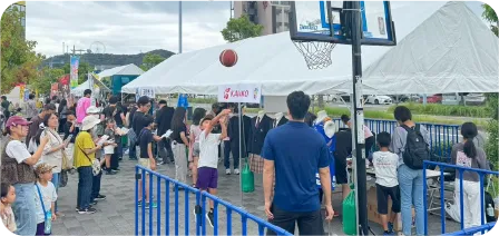 バスケットボールシューティング＆選手交流会byトライフープ岡山