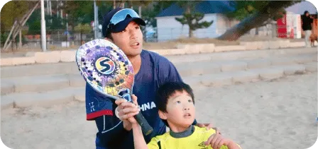 ビーチテニス体験byハレクティオ岡山