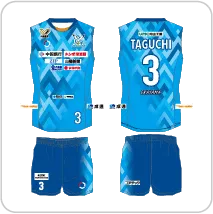 ユニフォーム＆ポスター展示by岡山シーガルズ・岡山リベッツ